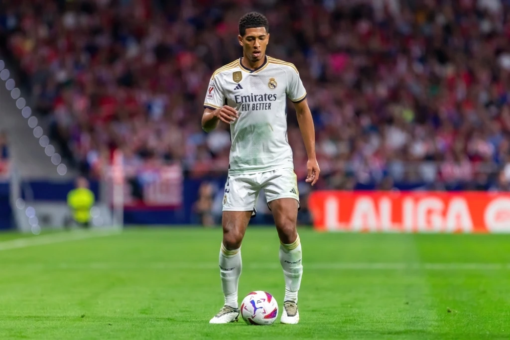 Real Madrid Jude Bellingham. Partido del Real Madrid vs Barcelona.