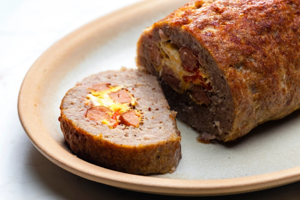 Receta                                                                                            Rollos de Carne Rellenos                                                                               Puré de Papa                                                                                    Calabaza
Que Onda