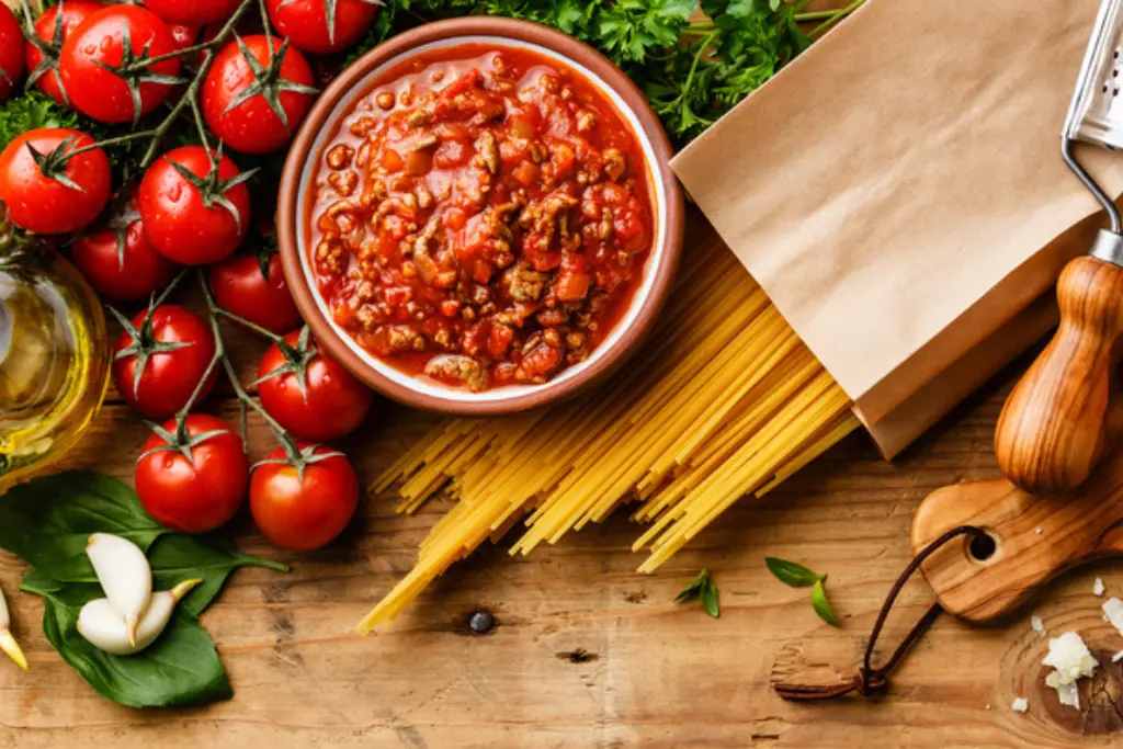 Ingredientes para el spaghetti con salsa boloñesa | Qué Onda