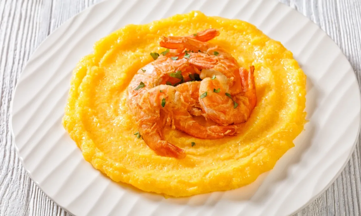 Camarones Venecianos con Polenta | Qué Onda