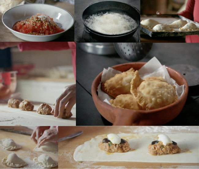 Empanadas Argentinas de Queso, Carne con Salsa llaja | Qué Onda