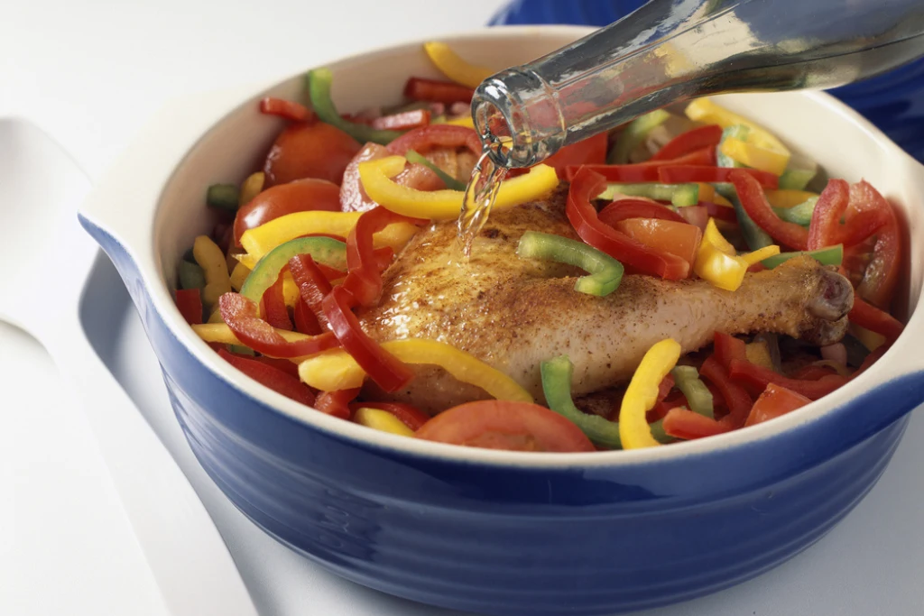 Poulet Basquaise plato vasco | Qué Onda