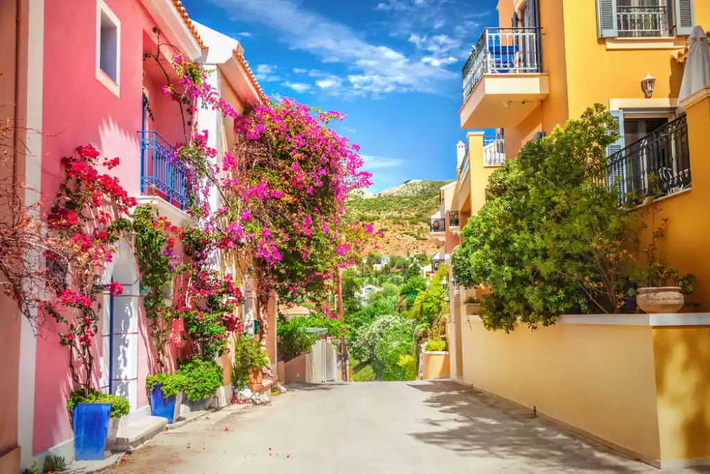 Calle en Cefalonia Grecia | Qué Onda
