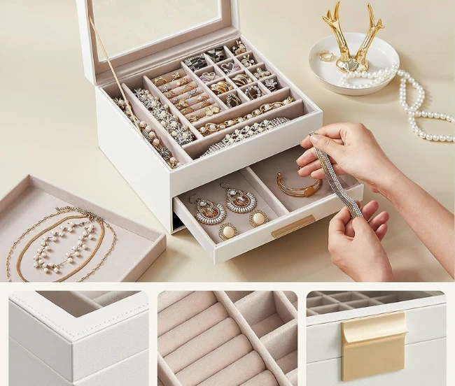 Songmics Organizador de Joyas Stackers 2 | Qué Onda