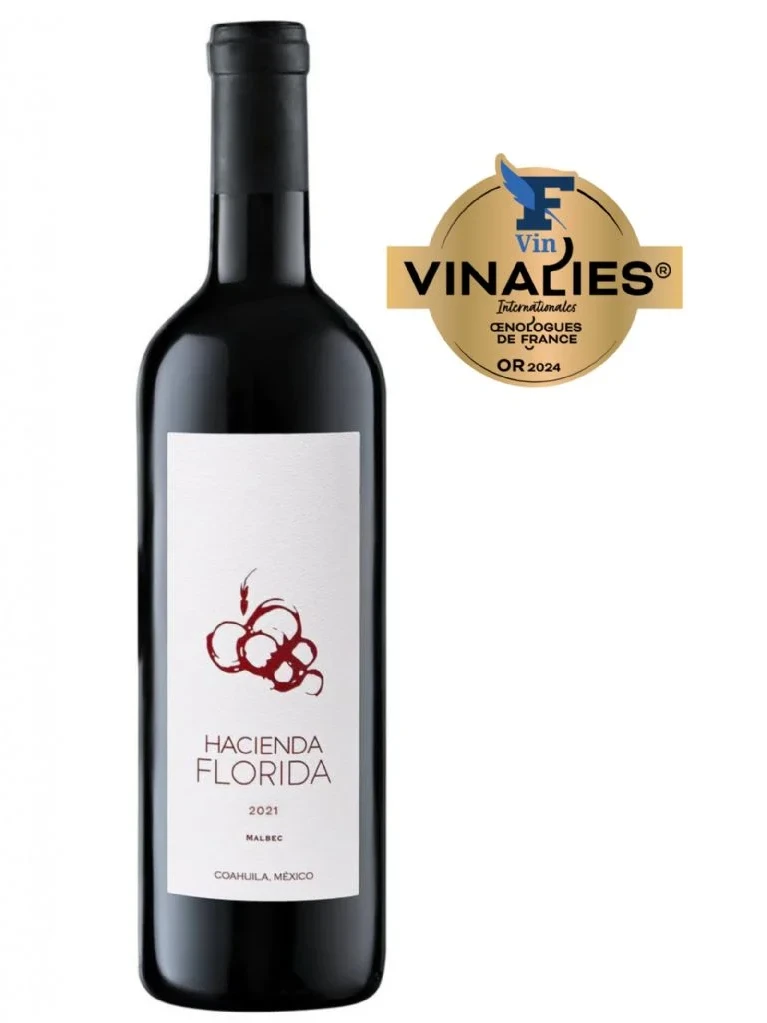El Vino Mexicano, Hacienda Florida Malbec 2021 gana oro en Vinales 2024 | Qué Onda |