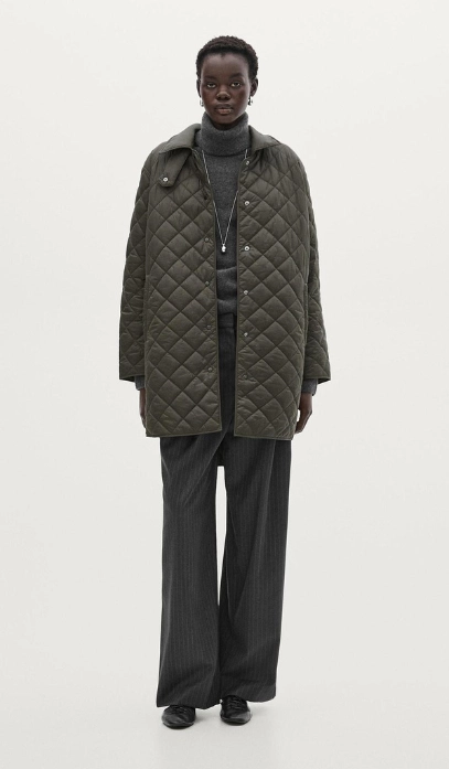 Massimo Dutti Quilted Coat | Qué Onda