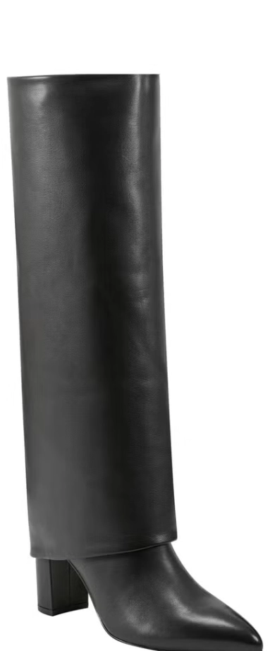 Leina Foldover Shaft Pointed Toe Boot | Qué Onda